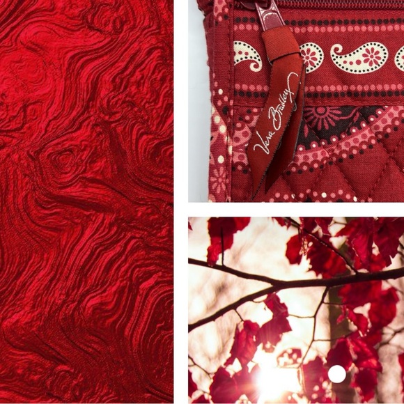 Vera Bradley Mesa Red Mini Crossbody. - Picture 3 of 8